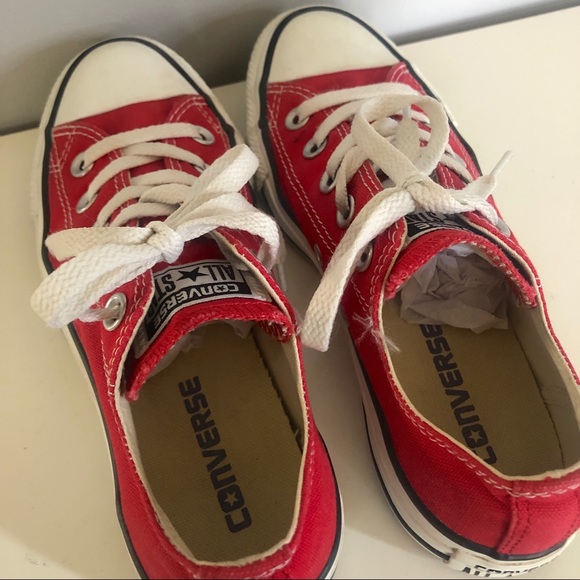 Unisex Converse All Star Low Sneaker Red - Picture 5 of 7